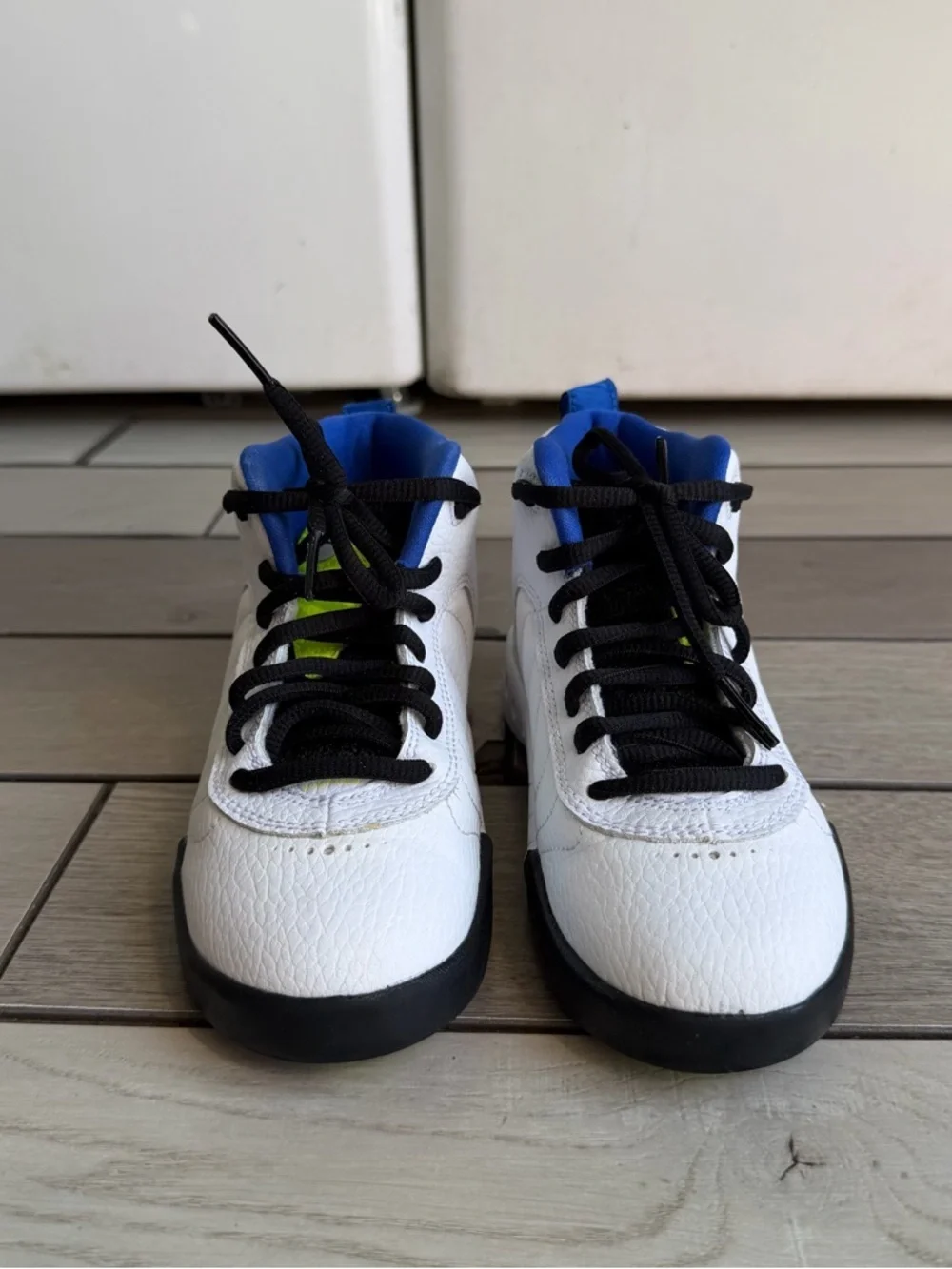 Air Jordan Jumpman Pro BG 'White Cyber' Kids Sneakers
